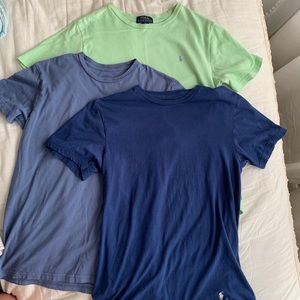 3 polo tshirts